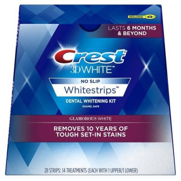 クレスト 3D ホワイト ストリップス グラマラスホワイト デンタル歯のホワイトニングシート Crest 3D White GLAMOROUS  WHITE 28 Strips Eternal Beauty エターナルビューティー