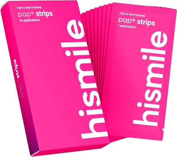 画像1: HiSmile PAP+ Whitening Strips　ハイスマイル ホワイトニング ストリップス 14回分（28枚入り）【日本未発売】 (1)