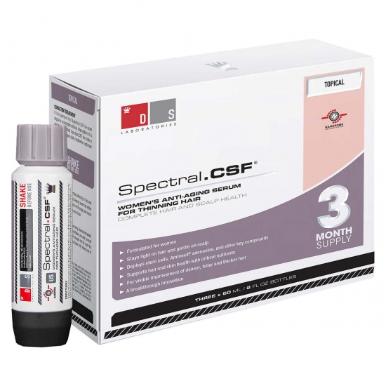 DS Laboratories Spectral CSF Topical Solution For Women 3-pack　DSラボラトリーズ  女性用 ヘア 育毛剤 3個セット